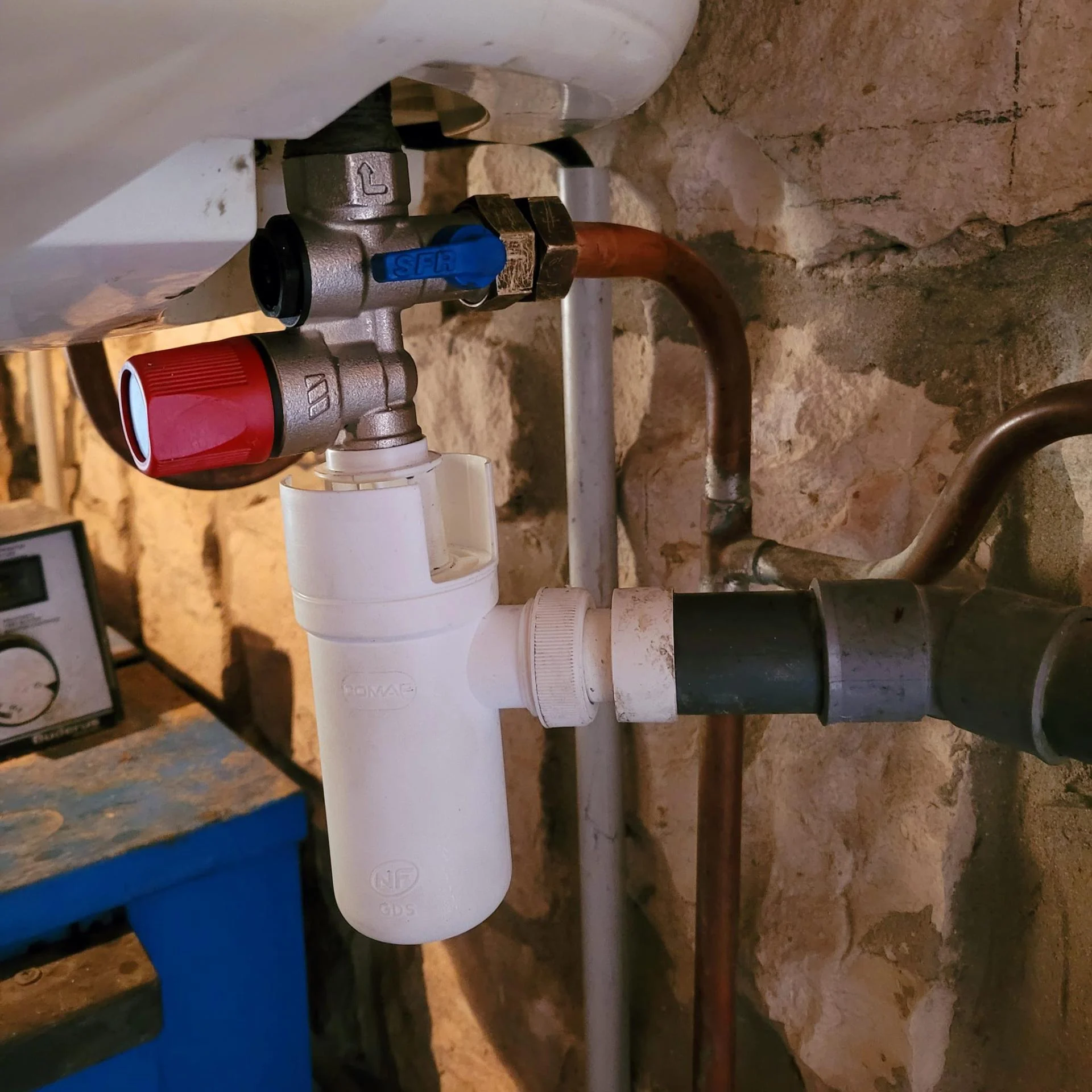 Groupe de sécurité chauffe-eau
